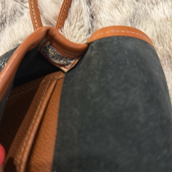 Vintage Dooney & Bourke Cavalry All Weather Leather Mini Crossbody Belt Bag - Picture 5 of 10